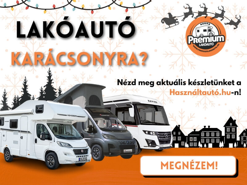 Lakóautó Karácsonyra 2025